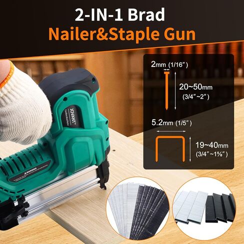 18 Gauge 1-Inch Length Brad Nails, Galvanized 1920 Counts for Electric Cordless Nail Gun (one Kinds of Package Box) (F25) in Kuwait