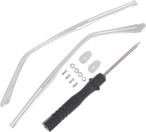 POPETPOP Eyeglass Replacement Arm- 1 Pair Universal Glasses Arm Replacement Legs Fashion Metal glasses replacement temple in Saudi Arabia