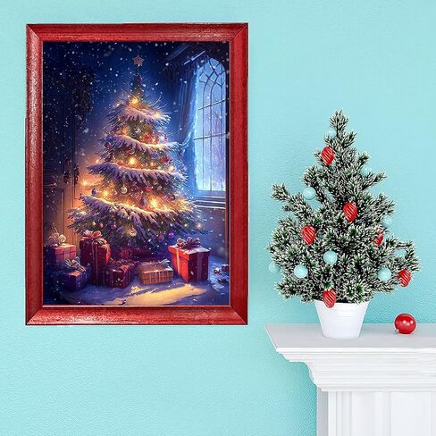 FysaH Christmas Diamond Painting Kits,Christmas Tree Diamond Painting Kits for Adults,DIY Paint by Numbers (Reindeer) in Saudi Arabia