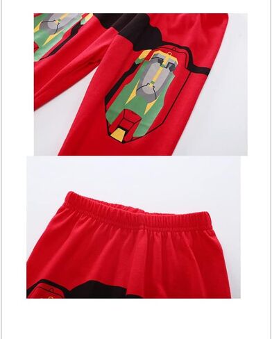 طقم بيجامات للأولاد 2-7T PJS ملابس نوم قطنية للأطفال طقم بيجامات نوم in Kuwait