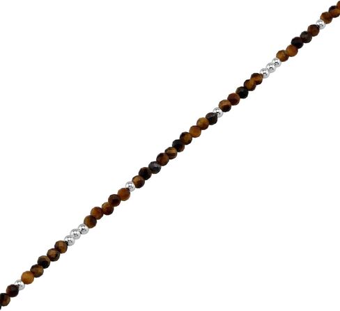 Silvershake 2MM Petite Natural Purple Amethyst Gemstone Bead 925 Sterling Silver Minimalist 9.5 to 10.5 Inch Adjustable Anklet Jewelry for Women or Teens February Birthstone Size 9.5 in Saudi Arabia