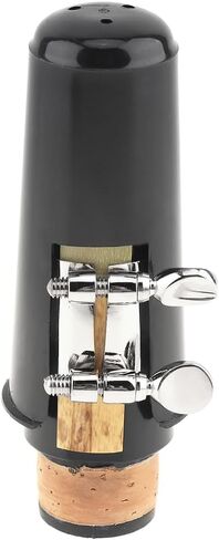 قطعة الفم OriGlam Bb Clarinet مع غطاء من القصب لقطع آلات النفخ، مجموعة قطع الفم التقليدية Bb Clarinet قطعة الفم الاحترافية للكلارينيت in Saudi Arabia