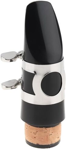 قطعة الفم OriGlam Bb Clarinet مع غطاء من القصب لقطع آلات النفخ، مجموعة قطع الفم التقليدية Bb Clarinet قطعة الفم الاحترافية للكلارينيت in Saudi Arabia