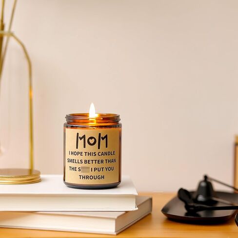 Best Birthday Christmas Gifts for Mom from Daughter and Son, Funny Mom Birthday Gifts, Mom Christmas Gifts, Lavender Soy Scented Candles for Home Scented in Saudi Arabia
