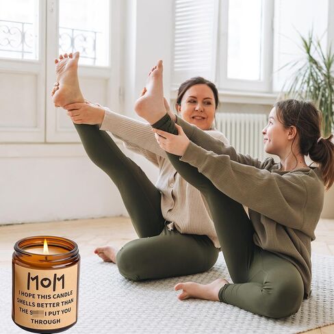 Best Birthday Christmas Gifts for Mom from Daughter and Son, Funny Mom Birthday Gifts, Mom Christmas Gifts, Lavender Soy Scented Candles for Home Scented in Saudi Arabia