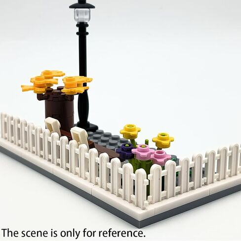 24pcs 1x8 Fences Building Block Toy Garden Farm Pieces Accessories in Saudi Arabia