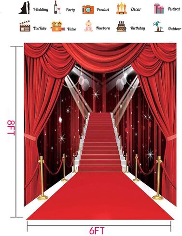 هوليوود موضوع حزب زينة صور الخلفيات السجادة الحمراء خلفيات الفينيل التصوير خلفية الخلفيات لحفل زفاف عيد ميلاد الديكور 5x7ft 053 in Kuwait