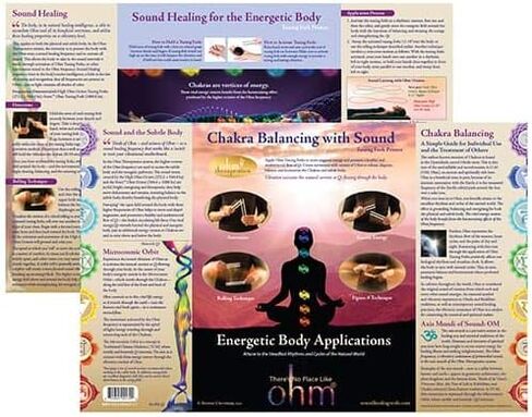 Ohm Therapeutics Sonic™ OHM Tuning Fork KIT for Crystal Clearing & Energy Practitioners (1088.8 Hz) Made in USA in Saudi Arabia