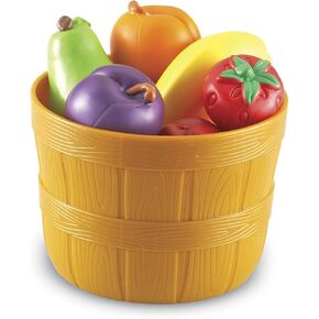 Learning Resources New Sprouts Fresh Fruit Salad Set - 18 Pieces, Ages 18+ Months Pretend Play Food for Toddlers, Preschool Learning Toys, Kitchen Play Toys for Kids