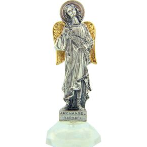 Lumen Mundi Travel Protection Patron St Christopher The Christ Bearer Adhesive Car Auto Statue Figure