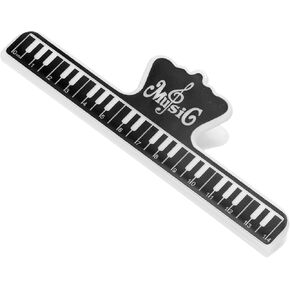 MECCANIXITY Music Book Clip Page Holder ABS for Piano Music Reading Stand Music Book Sheet Important Documents Purple