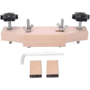 Guitar Luthier Tools Maple Wood Guitar Bridge Clamp with L Wrench for Guitar Luthier Tools Playing Accessories