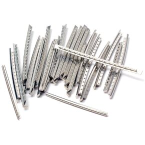 Alnicov 24Pcs Guitar Fretwire,Nickel-plated Copper 2.2mm Fret Wire Set for Electric Guitar
