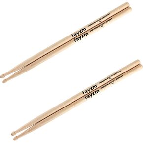 Drum Sticks 5B, Solid American Hickory Drumsticks/Beater Sticks, Wood Tips