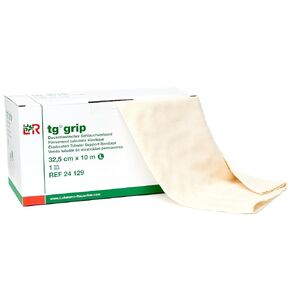 Lohmann & Rauscher Tg Grip, Size A, 4.57cm x 10m, Elasticated Tubular Compression Bandage for Light & Comfortable Support, Sleeve for Sprains, Strains, Soft Tissue Injuries, Skin Friendly Stockinette