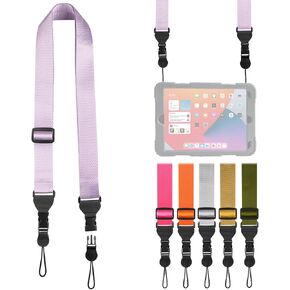 FIEIL Nylon iPad Strap, Adjustable Camera Neck Strap, Comfortable Shoulder Strap for Bags, Cellphone Tablet, Camera, Laptop, Binocular, Luggage Bag (Purple Universal Shoulder Strap)