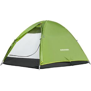 خيام للتخييم من شخص إلى شخصين، خيمة خفيفة الوزن تحمل على الظهر طبقة مزدوجة مقاومة للماء ببابين خيمة تخييم للتنزه في الهواء الطلق والتخييم وتسلق الجبال والسفر in Kuwait