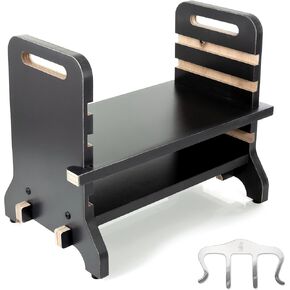 Adjustable Kids Piano Foot Rest Bench - Heavy Duty Wooden Footrest Stool for Posture & Comfort