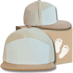 Let's Get Cozy Baby Snapback Hat Baby Flatbill Hat Snapbacks for Babies Baby Flat Bill Hats Infant