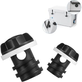 Cooler Drain Plug for Yeti Cooler Plug Replacement Accessories for Yeti, Cooler Wheels Compatible with Most Rotomolded Coolers Including Most Major Brands Drain Plugs with Leak-Proof Design