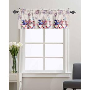 Litter Star Window Valance Rod Pocket Panel for Kitchen Bedroom Windows Farm Cute Pig Valances Short Curtain Bathroom Treatment Drapes Idyllic Pink Flower White in Kuwait