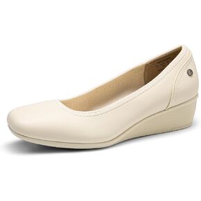 DREAM PAIRS Women's Wedge Shoes Closed Toe Low Heel Pumps Comfotable Dress Shoes | Wedge Shoes Comfotable Dress Shoes Fashion For Wedding Bridal Office in Kuwait