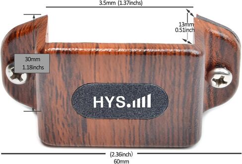 HYS Walkie Talkie Single Side Radio Car Mount, Car Radio Mounting Kit with Screws for Handheld CB & VHF UHF Handheld Two-Radio with Belt Clip (Packing of 4pcs) in Saudi Arabia