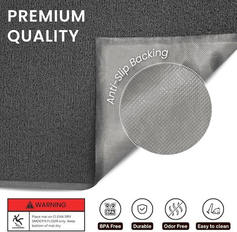 بساط فضلات القطط من اندلس، كحلي، مقاس XL (35 انش × 23 انش) in Kuwait