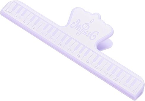 MECCANIXITY Music Book Clip Page Holder ABS for Piano Music Reading Stand Music Book Sheet Important Documents Purple in Saudi Arabia