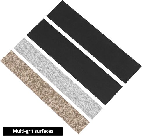 مجموعة أدوات صيانة وإصلاح الجيتار من QWORK، تتضمن ملف تاج الحنق، وشعاع التسوية، والروك، وموزعات الأوتار، وواقي لوحة الأصابع، وأوراق الصنفرة البديلة، وحقيبة تخزين in Kuwait