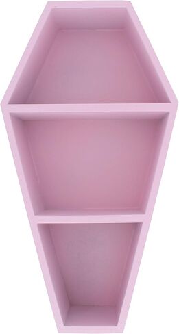 MANNY'S MYSTERIOUS ODDITIES Coffin Shelf Spooky Coffin Decor Goth Shelf - Black Coffin Shelves All 14 by 7 Inches in Saudi Arabia