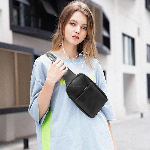 حقيبة ميس لولو سلينغ للنساء، حقائب صدر جلدية مضادة للسرقة ومحفظة كروس للسفر المدرسي in Kuwait