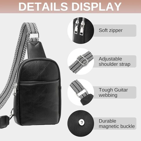 حقيبة ميس لولو سلينغ للنساء، حقائب صدر جلدية مضادة للسرقة ومحفظة كروس للسفر المدرسي in Kuwait