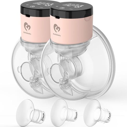 Bellababy Wearable Breast Pump Hands Free,Touch Screen Shows Pumping Time and Intensity,Quiet and Pain Free,4 Modes 9 Levels of Comfortable Suction.(24mm) in Saudi Arabia