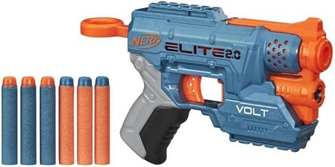 مسدس Nerf Elite 2.0 فولت SD-1 - 6 سهام نيرف الرسمية، واستهداف شعاع الضوء، وتخزين سهمين، وقضبان تكتيكية للتخصيص للمعركة in Saudi Arabia