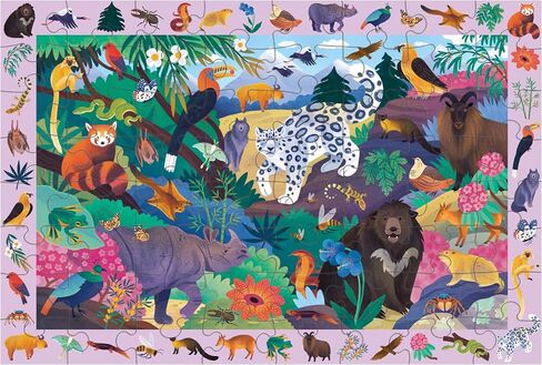 Mudpuppy African Safari — 64 Piece Search & Find Puzzle Jigsaw Puzzle Featuring Diverse Safari Animals and Over 40 Hidden Images to Find for Ages 4+ in Saudi Arabia