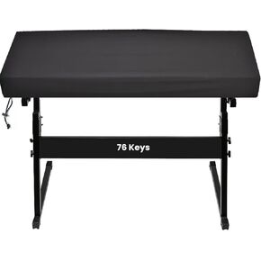 Digital Piano Keyboard and Portable Arranger Keyboards Dust Cover,Elastic Fabric,Water-Resistant,Digital Piano Keyboards Cover for Most Brand Digital Piano Keyboard (76 Keys Cover)