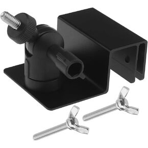 OWOKISO Gutter Mount Compatible with Stick Up Cam, eufy, Arlo and SimpliSafe, Reolink, Wyze, Nest cam, for Surveillance Cameras & Solar Panel with 1/4" Thread Devices (Not for R ing Solar Panel)