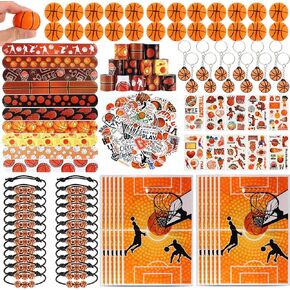 Kolewo4ever 295 Pieces Football Party Favors Football Themed Birthday Gift Goodie Bags Party Faovrs 24 Set Mini Foam Stress Balls,Slap Bracelet, Keychain, Charm Bracelets