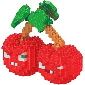 BASHERISE 1PCS Plant and Zombies Toys Action Figures Zombies PVZ Toys Set 1 2 Series Green Pea Building Blocks Great Gift for Christmas, Birthday New