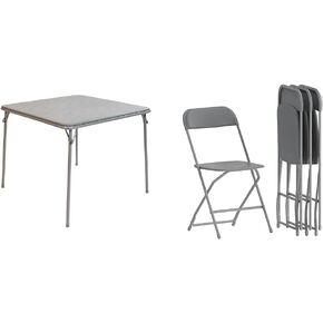 طاولة بطاقات قابلة للطي من Flash Furniture Madelyn - طاولة بطاقات مربعة قابلة للطي باللون الأسود - طاولة محمولة بأرجل قابلة للطي in Kuwait