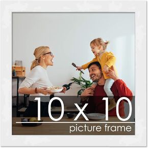 بوستر بالوزا اطار صور خشبي ابيض عصري مقاس 10×15 - اكريليك بالاشعة فوق البنفسجية، لوح فوم بظهر من الاسفنج، وادوات تعليق!