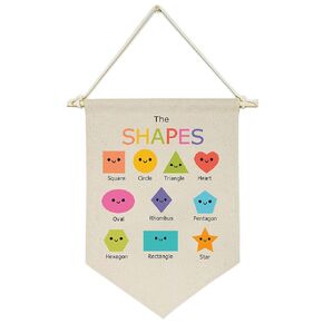 the More That You Read,the More Things You Will Know,the More That You Learn - Canvas Hanging Flag Banner Wall Sign Decor Gift for Baby Kids Boy Girl Nursery Teen Room Readroom Front Door