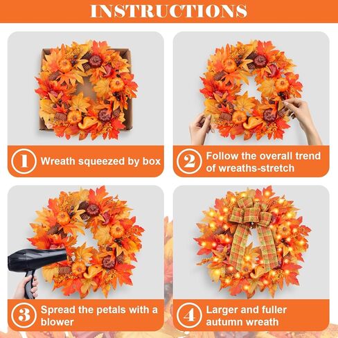 Hoomall 16 "إكليل الخزامى إكليل الربيع، إكليل الربيع للباب الأمامي، إكليل عيد الحب الخزامى الأحمر للداخلية في الهواء الطلق، جدار مكتب المنزل عطلة الفاوانيا إكليل ديكور عيد الحب إكليل عيد الحب in Kuwait