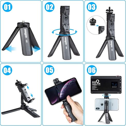 Weeylite 80W Dimmable LED Video Light COB 5600K ضوء النهار Bowens Mount إضاءة الإخراج المستمر CRI 95+/TLCI 95+ APP/جهاز التحكم عن بعد LED ضوء الفيديو للاستوديو/التصوير الفوتوغرافي في الهواء الطلق/تسجيل الفيديو in Kuwait