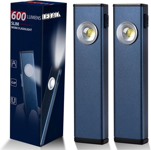 lexall 2 Pack 600 Lumen Rechargeable EDC Flashlight in Saudi Arabia