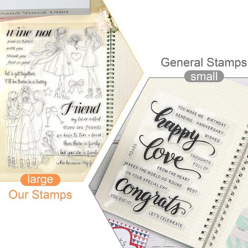 ORIGACH 8.3 by 11.7 Inch Tropical Beach Scenes with Summer Coconut Tree Clear Stamps for Cards Making DIY Scrapbooking Journaling Photo Album Decoration in Saudi Arabia