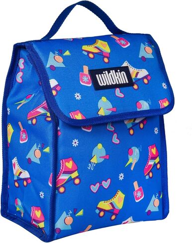 Wildkin Kids Insulated Lunch Bag for Boys & Girls, Reusable Lunch Bag is Perfect for Daycare & Preschool, Ideal Size for Packing Hot or Cold Snacks for School & Travel Lunch Bags (Darling Dinosaurs) in Kuwait