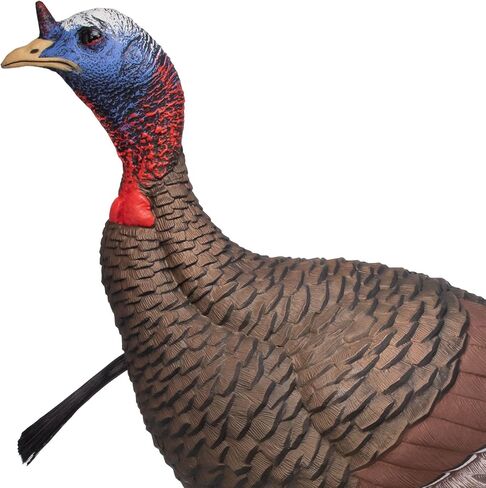 Flextone Hunting Lightweight Ultra Realistic Lifelike Plastic Outdoor Thunder Jake Turkey Decoy - Brown in Kuwait