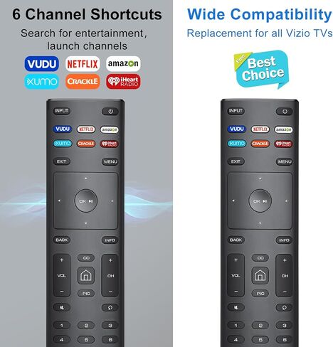 for VIZIO Smart TV Remote Replacement, Universal for VIZIO Remote Control XRT136【Pack of 2】 in Saudi Arabia